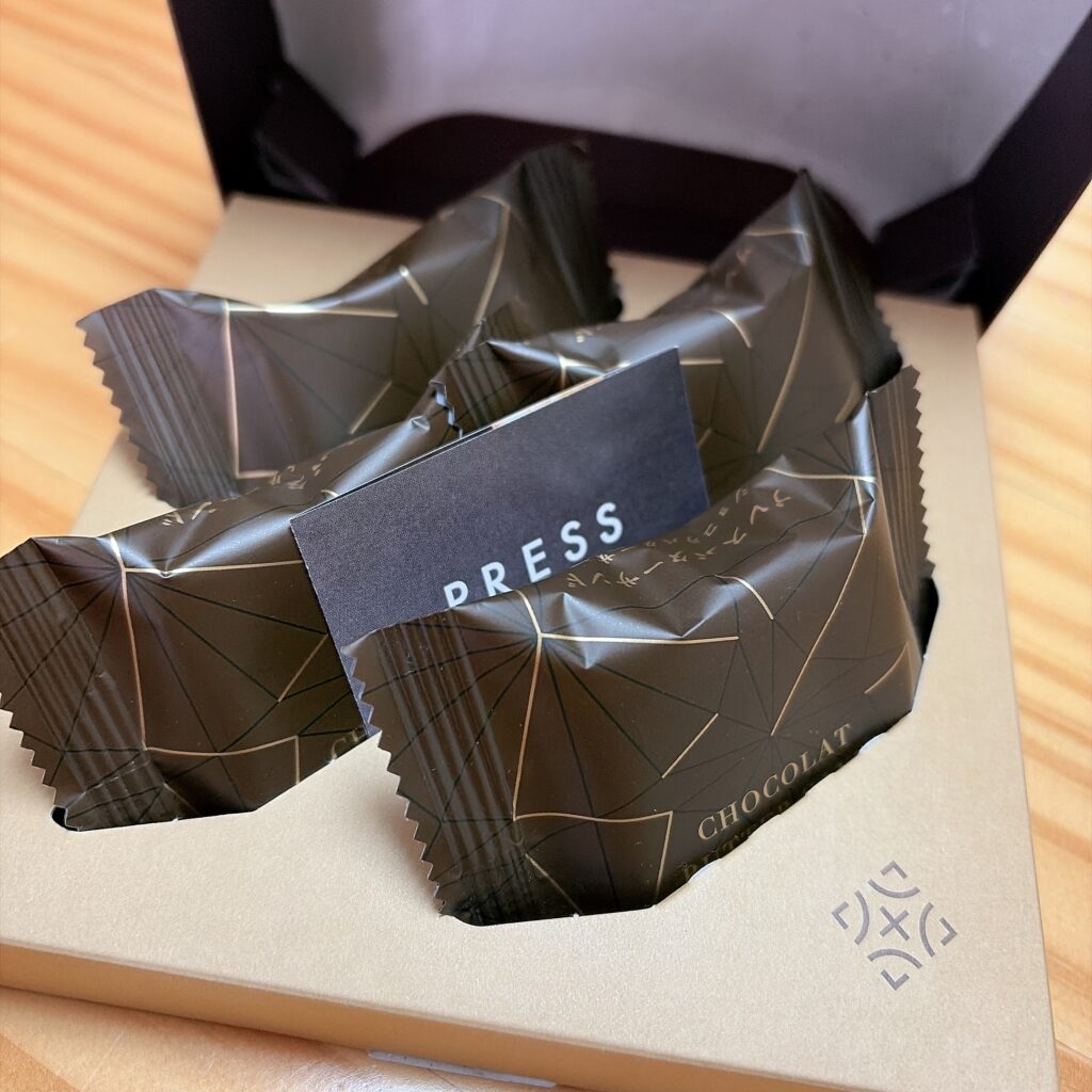 ショコラバターサンド　個包装並び