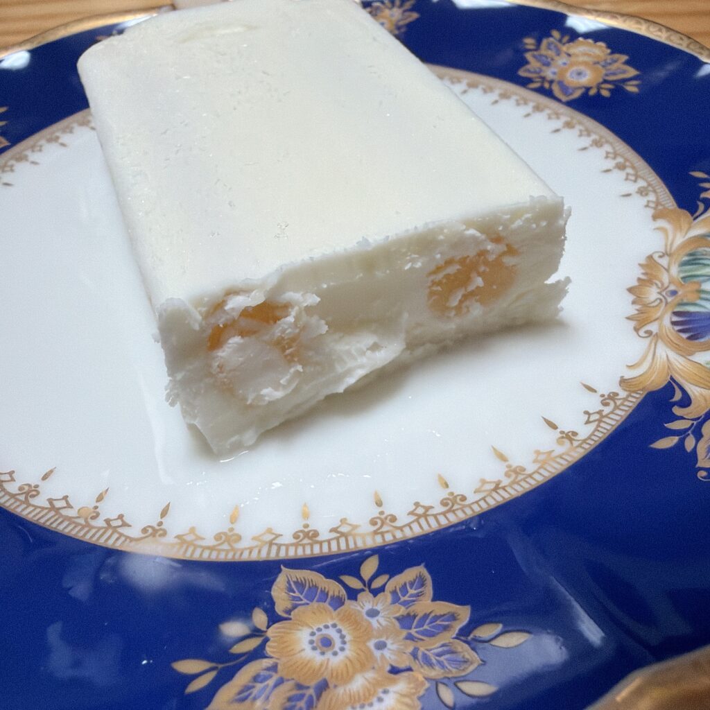 たぷたぷはちみつ withヨーグルト味アイス 断面