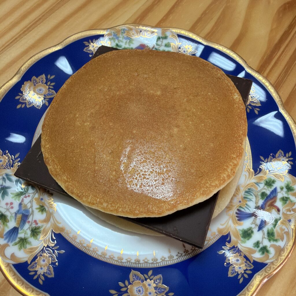 板チョコパンケーキ　中身