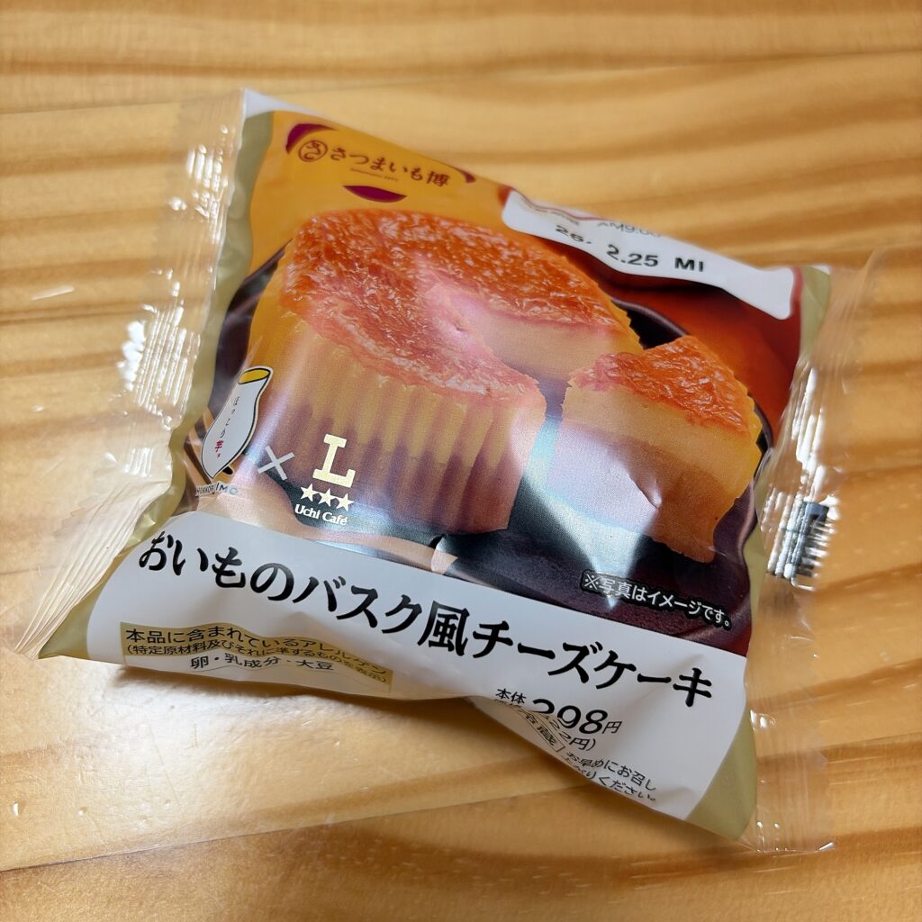 おいものバスク風チーズケーキ パッケージ