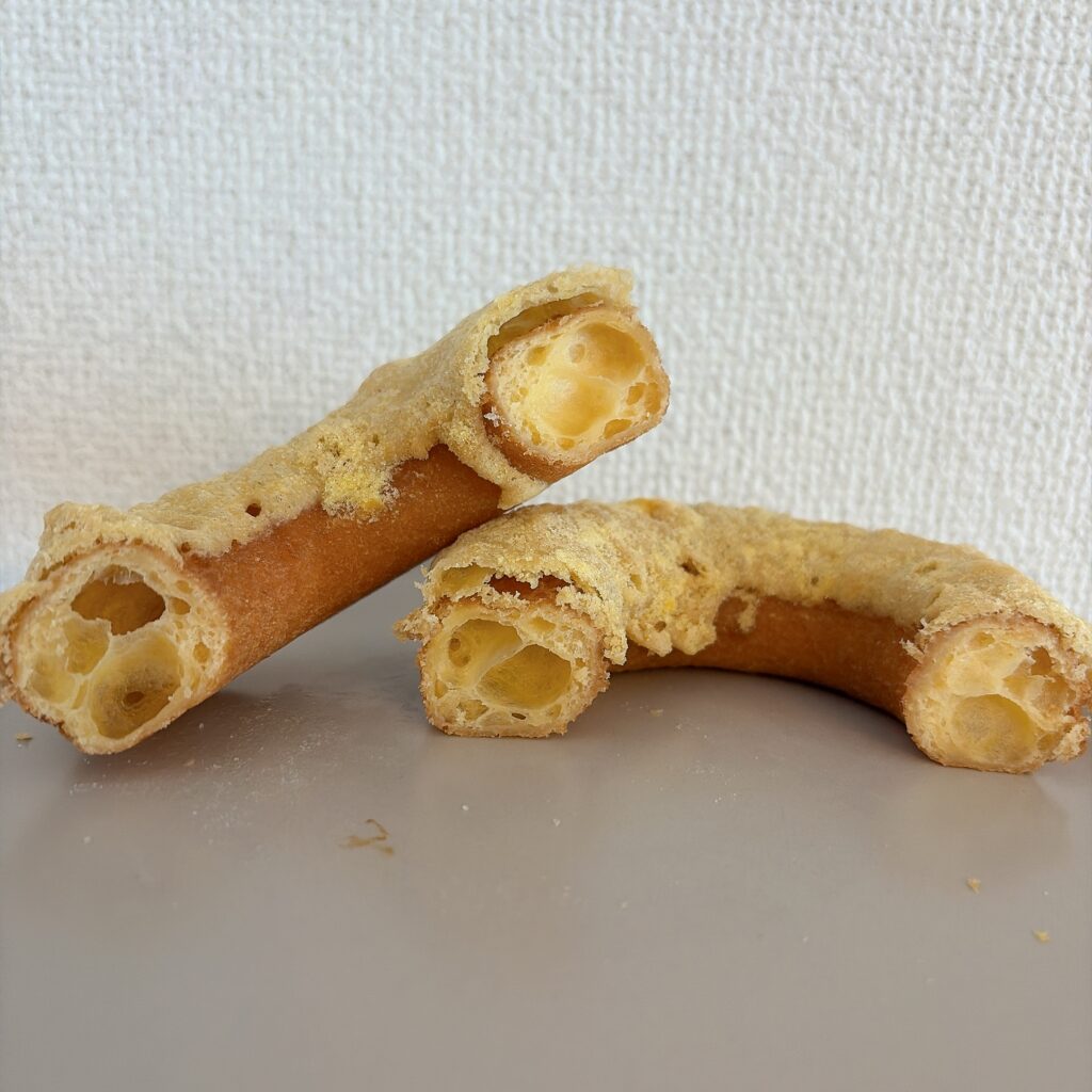 サクぽふん カスタードシュガー　断面