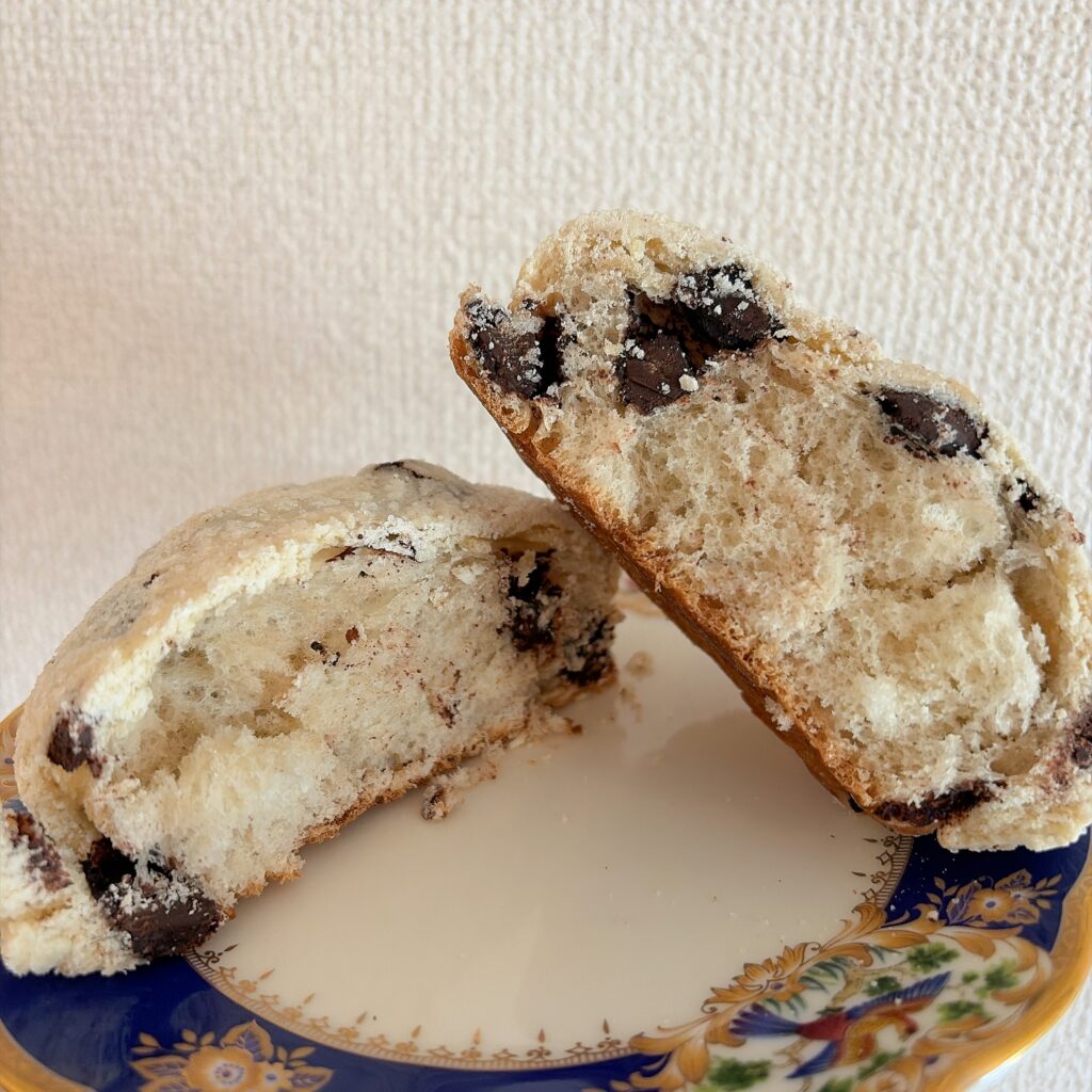ゴロチョコ！メロンパン　断面