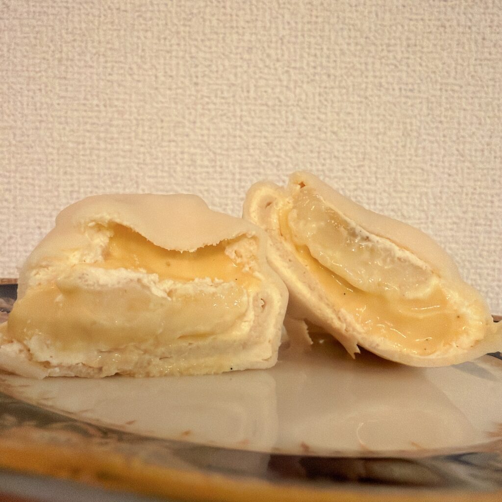Uchi Café×八天堂　カスタードバナナクレープ　断面